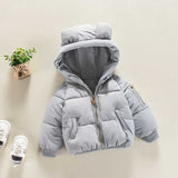 Smiley face Outdoor Thick Kids Coat