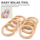 Wooden Baby Teething Rings