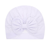 15 Colors Infant Headbands Solid Cotton Kont Turban Headband For Girls Spandx Stretchy Beanie Hat Headwear Baby Hair Accessories