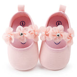 Fashion Flowers Princess First Walker Baby Girl Shoes